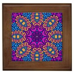 Mandala Fishes Framed Tile