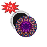 Mandala Fishes 1.75  Magnet (10 pack) 