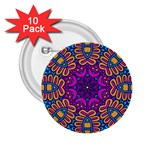 Mandala Fishes 2.25  Button (10 pack)