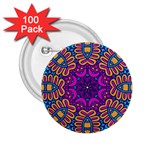 Mandala Fishes 2.25  Button (100 pack)