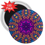 Mandala Fishes 3  Magnet (100 pack)