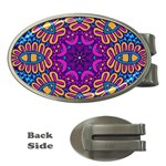 Mandala Fishes Money Clip (Oval)