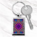 Mandala Fishes Key Chain (Rectangle)