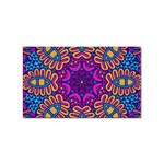 Mandala Fishes Sticker (Rectangular)