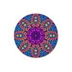 Mandala Fishes Magnet 3  (Round)