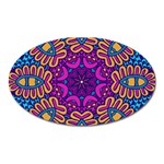 Mandala Fishes Magnet (Oval)