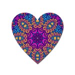 Mandala Fishes Magnet (Heart)