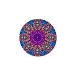 Mandala Fishes Golf Ball Marker