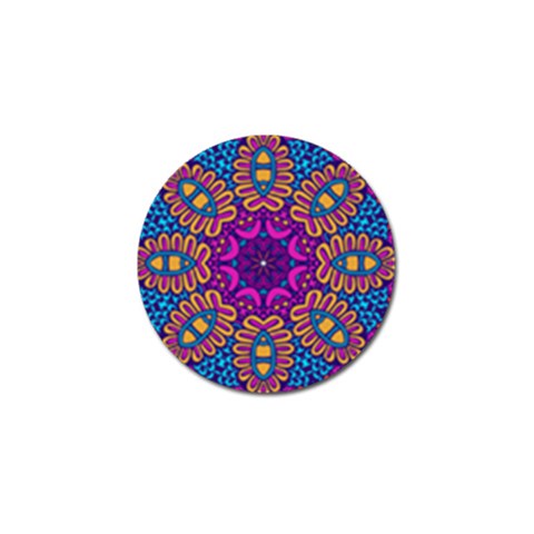 Mandala Fishes Golf Ball Marker (4 pack) from ArtsNow.com Front