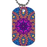 Mandala Fishes Dog Tag (Two Sides)