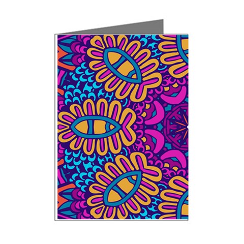 Mandala Fishes Mini Greeting Cards (Pkg of 8) from ArtsNow.com Right