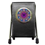 Mandala Fishes Pen Holder Desk Clock