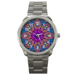 Mandala Fishes Sport Metal Watch