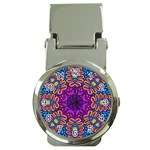 Mandala Fishes Money Clip Watch