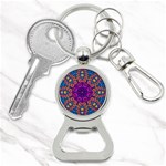 Mandala Fishes Bottle Opener Key Chain