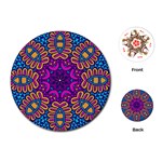 Mandala Fishes Playing Cards Single Design (Round)