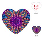 Mandala Fishes Playing Cards Single Design (Heart)