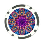 Mandala Fishes Poker Chip Card Guard