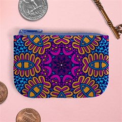 Mandala Fishes Mini Coin Purse from ArtsNow.com Front