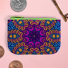 Mandala Fishes Mini Coin Purse from ArtsNow.com Front