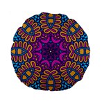 Mandala Fishes Standard 15  Premium Round Cushion 