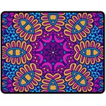 Mandala Fishes Double Sided Fleece Blanket (Medium)