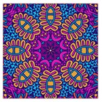 Mandala Fishes Square Satin Scarf (36  x 36 )