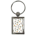 Rabbit, Lions And Nuts   Key Chain (Rectangle)