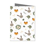 Rabbit, Lions And Nuts   Mini Greeting Cards (Pkg of 8)