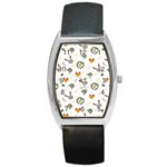 Rabbit, Lions And Nuts   Barrel Style Metal Watch