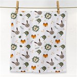 Rabbit, Lions And Nuts   Face Towel