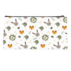 Rabbit, Lions And Nuts   Pencil Case from ArtsNow.com Back