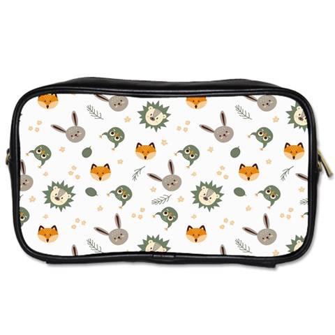 Rabbit, Lions And Nuts   Toiletries Bag (Two Sides) from ArtsNow.com Front