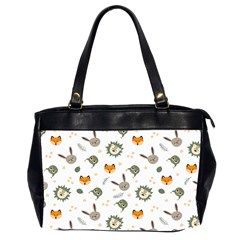 Rabbit, Lions And Nuts   Oversize Office Handbag (2 Sides) from ArtsNow.com Front