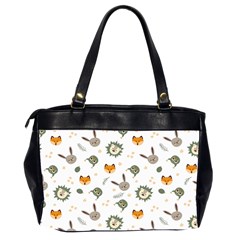 Rabbit, Lions And Nuts   Oversize Office Handbag (2 Sides) from ArtsNow.com Back