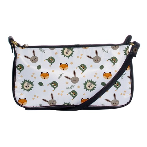 Rabbit, Lions And Nuts   Shoulder Clutch Bag from ArtsNow.com Front