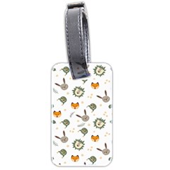 Rabbit, Lions And Nuts   Luggage Tag (two sides) from ArtsNow.com Front