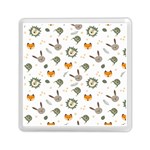 Rabbit, Lions And Nuts   Memory Card Reader (Square)