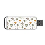 Rabbit, Lions And Nuts   Portable USB Flash (One Side)