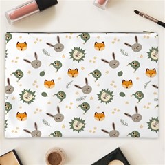 Rabbit, Lions And Nuts   Cosmetic Bag (XXL) from ArtsNow.com Back