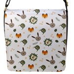 Rabbit, Lions And Nuts   Flap Closure Messenger Bag (S)