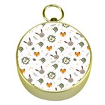 Rabbit, Lions And Nuts   Gold Compass