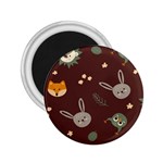 Rabbits, Owls And Cute Little Porcupines  2.25  Magnet