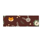 Rabbits, Owls And Cute Little Porcupines  Sticker (Bumper)