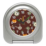 Rabbits, Owls And Cute Little Porcupines  Travel Alarm Clock