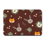 Rabbits, Owls And Cute Little Porcupines  Small Doormat