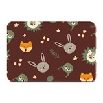 Rabbits, Owls And Cute Little Porcupines  Plate Mat