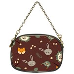 Rabbits, Owls And Cute Little Porcupines  Chain Purse (One Side)