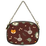 Rabbits, Owls And Cute Little Porcupines  Chain Purse (Two Sides)