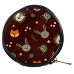 Rabbits, Owls And Cute Little Porcupines  Mini Makeup Bag